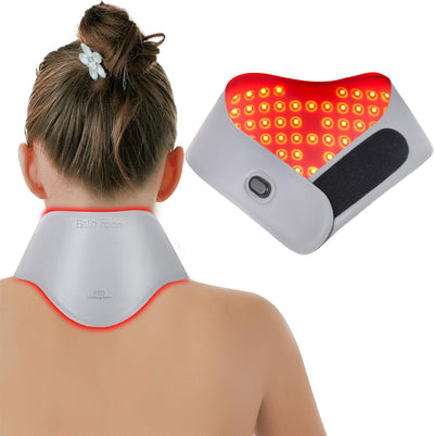 FDA Cleared - KTS Red Light Device therapy, 147 LED Red Light Wrap - 3 Light Modes, 3000mAh Rechargeable Battery, Timer, Portable 660nm & 850nm Near for, Gray, Light, Sleek Design, USBrechargeable Device, Wellness Relax, Therapeutic