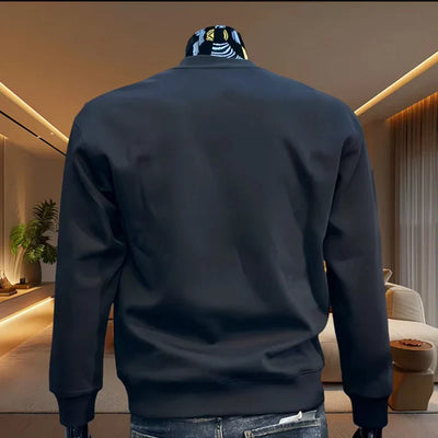 2025 Hot Sale Mens Fashion Printed Hoodie High Quality Autumn Daily Casual Fashion O-neck Longsleeve Pullover Soft Sweatshirt