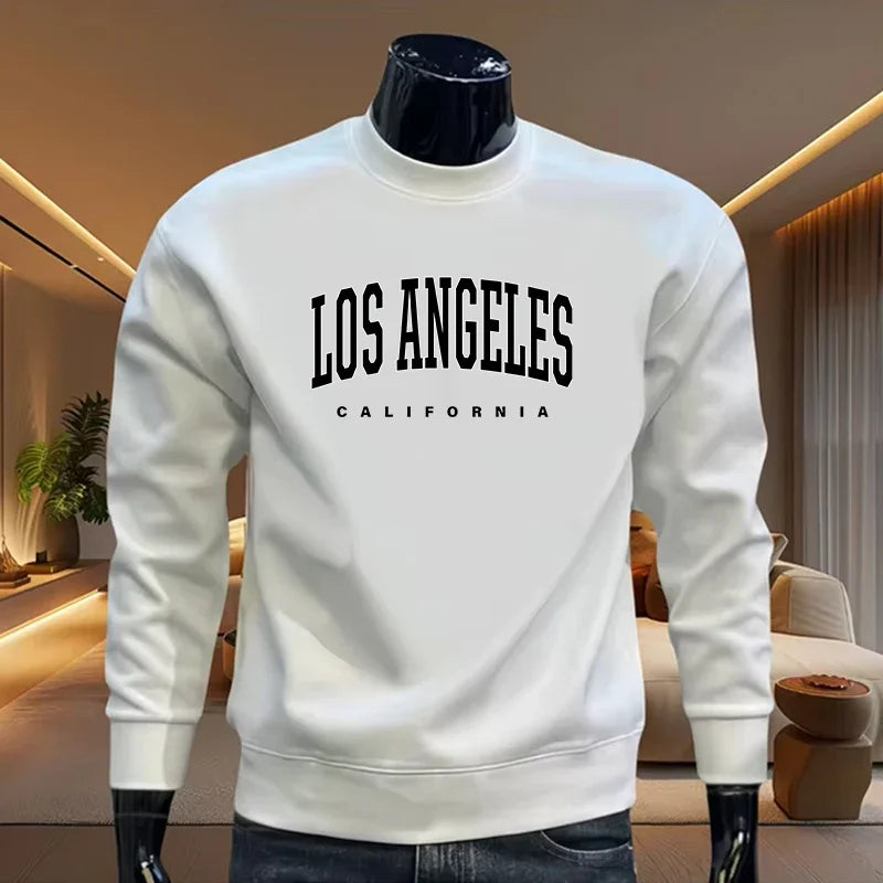 2025 Hot Sale Mens Fashion Printed Hoodie High Quality Autumn Daily Casual Fashion O-neck Longsleeve Pullover Soft Sweatshirt