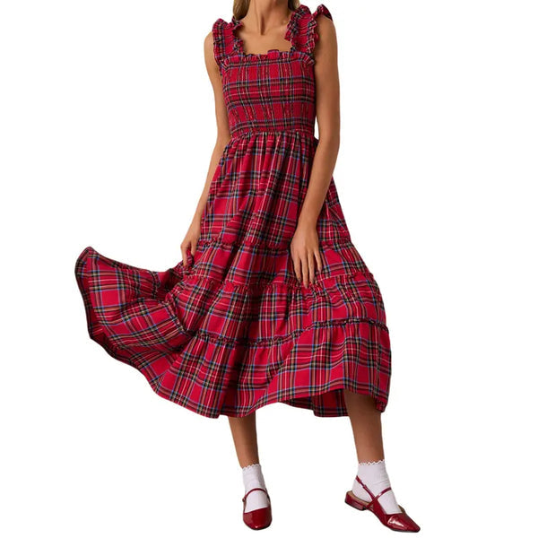 🎄 SOVAANA™ Christmas Sleeveless Dress – Elegant, Festive & Effortlessly Chic | MAJOR Holiday Sale!